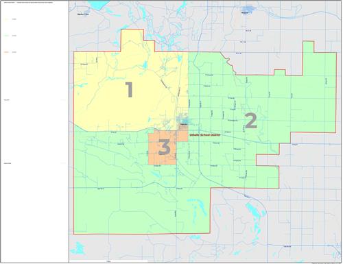 OSD Board district boundaries